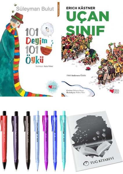 Uçan Sınıf ve 101 Deyim 101 Öykü Süleyman Bulut 2li Set
