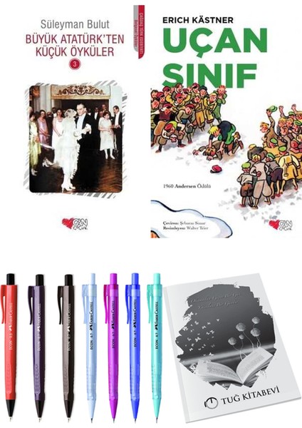 Uçan Sınıf ve Büyük Atatürk'ten Küçük Öyküler 3 2li Set