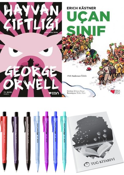 Uçan Sınıf ve Hayvan Çiftliği 2li Set
