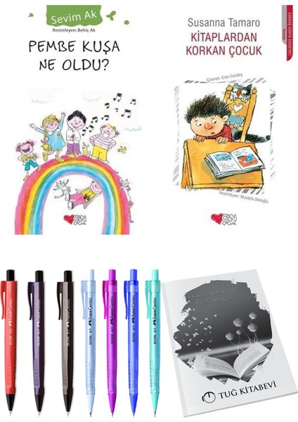 Kitaplardan Korkan Çocuk ve Pembe Kuşa Ne Oldu? 2li Set