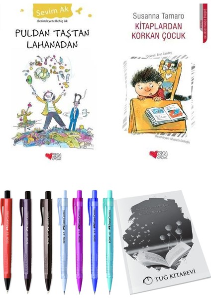 Kitaplardan Korkan Çocuk ve Puldan Taştan Lahanadan 2li Set