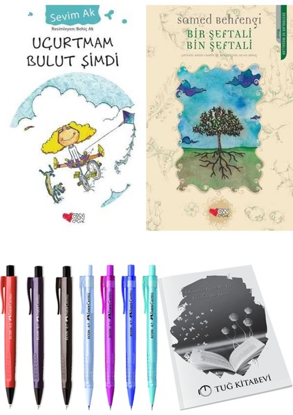 Bir Şeftali Bin Şeftali ve Uçurtmam Bulut Şimdi 2li Set