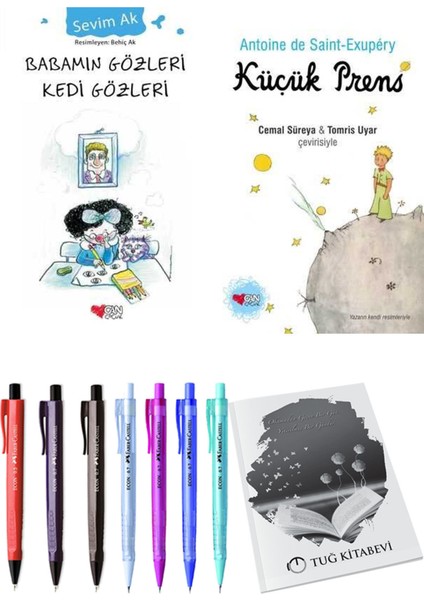 Küçük Prens ve Babamın Gözleri Kedi Gözleri 2li Set