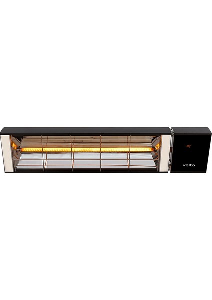 Veıto Nevada R2420 2000 W Karbon Infrared Isıtıcı Siyah