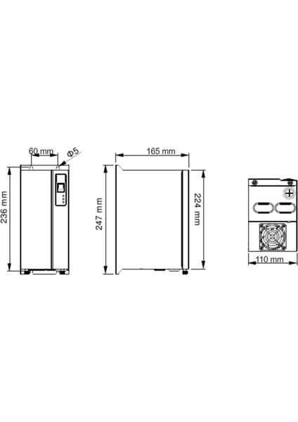Mdbun-60-5t-Int 110 Kw / 750VDC/60A Fren Ünite
