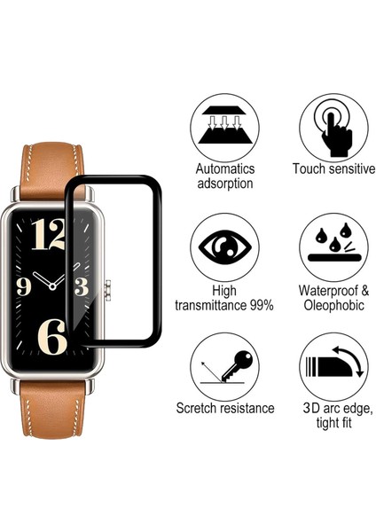 Huawei Watch Fit Mini ile Uyumlu Esnek Polymer Nano Kırılmaz Ekran Koruyucu modelleri