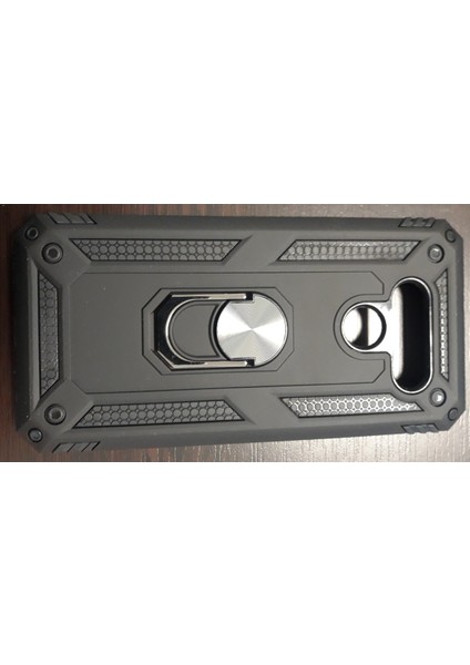 Lg Q60 Standlı Mıknatıs Özellikli Zırh Kılıf