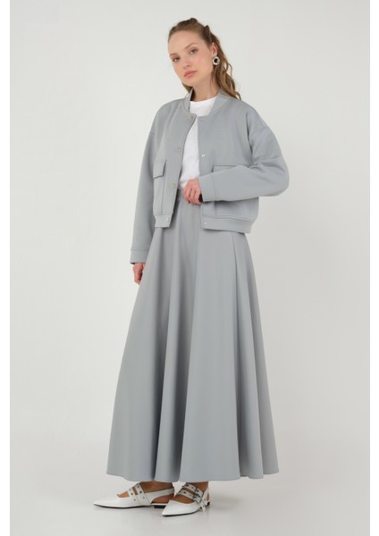 Scuba Bomber Ceket Gri modelleri