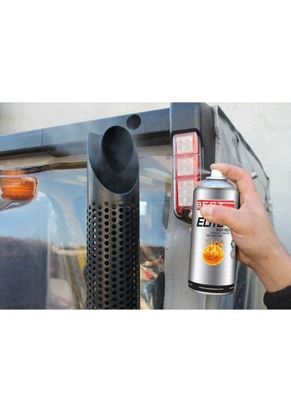 Elite 300C Isıya Dayanıklı Siyah Sprey Boya 400 ml fiyatları