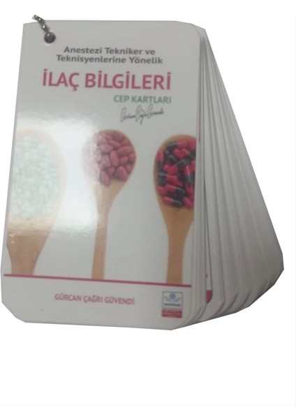 Anestezi Tekniker ve Teknisyenlerine Yönelik Ilaç Bilgileri Cep Kartları - Gürcan Çağrı Güvendi fiyatları