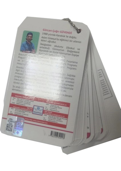 Anestezi Tekniker ve Teknisyenlerine Yönelik Ilaç Bilgileri Cep Kartları - Gürcan Çağrı Güvendi modelleri