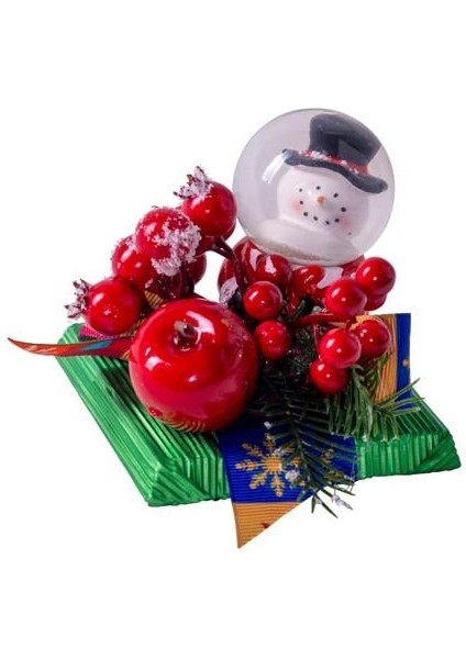 Yılbaşı Özel Tablet Çikolata - Kar Küresi Biblo No : 3