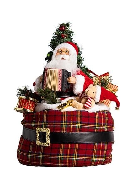 Yılbaşı Aksesuarı Müzik Çalan Noel Baba - 68 cm 880044