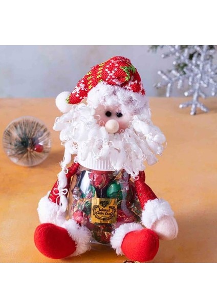 Yılbaşı Özel Karamel Çikolata - Noel Baba Mika Kavanoz