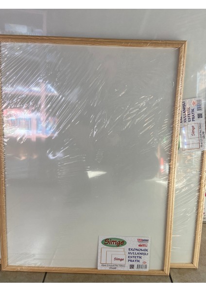 Yazı Tahtası 45x60 cm Beyaz Renk 1 Adet Ekonomik Kullanım İçin Pratik