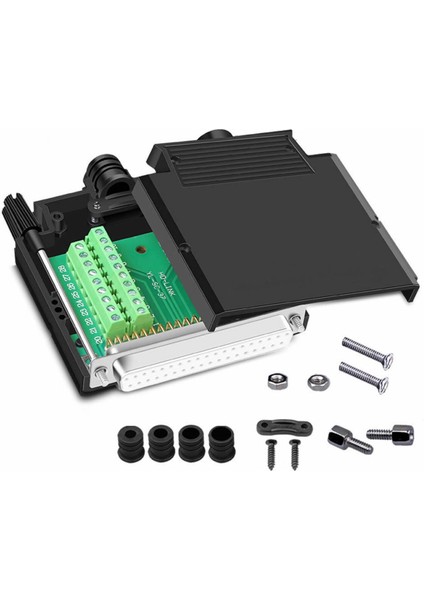 Kutulu DB25 To Dip Adaptör Dişi Terminal Soket 25 Pin D-Sub Paralel Port Haberleşme Uart Dc 3V 5V