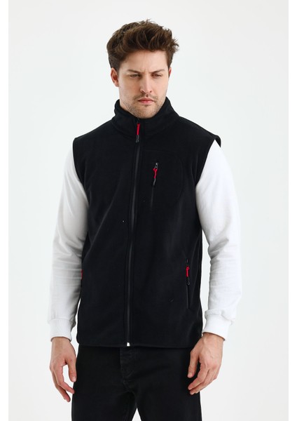 Erkek Tam Fermuarlı Spor Polar Yelek fiyatları