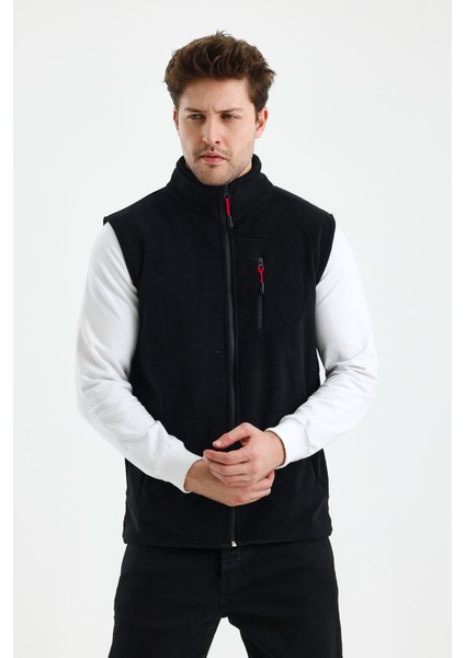 Erkek Tam Fermuarlı Spor Polar Yelek fırsatları
