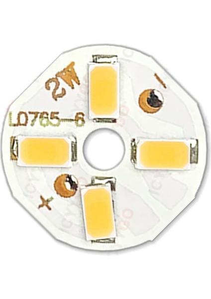 5730 6V 2W 20MM Beyaz 4 Ledli Modül Aluminyum Pcb Lamba Halka LED Aydınlatma Işık