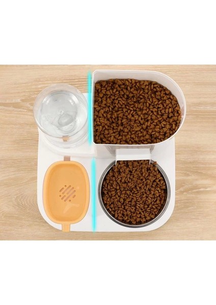 Kedi Köpek Otomatik Mama ve Su Kabı Mavi modelleri