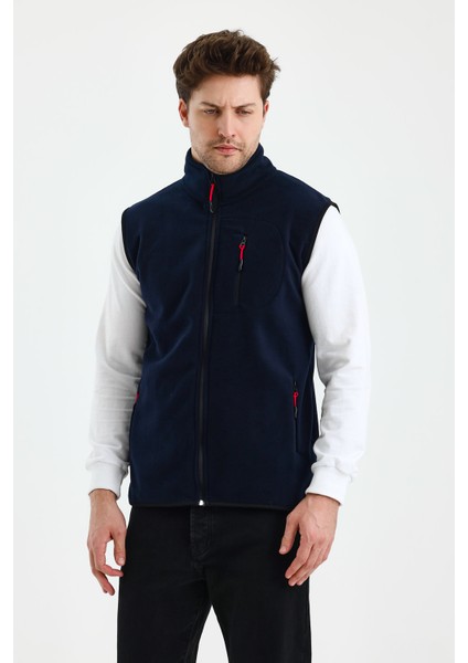 Erkek Tam Fermuarlı Spor Polar Yelek fiyatları