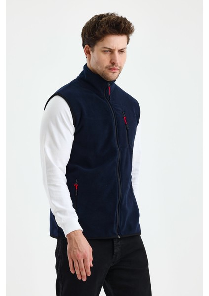 Erkek Tam Fermuarlı Spor Polar Yelek fırsatları