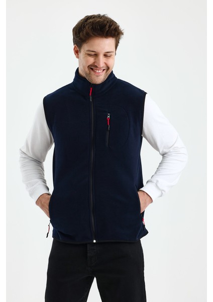 Erkek Tam Fermuarlı Spor Polar Yelek indirimleri