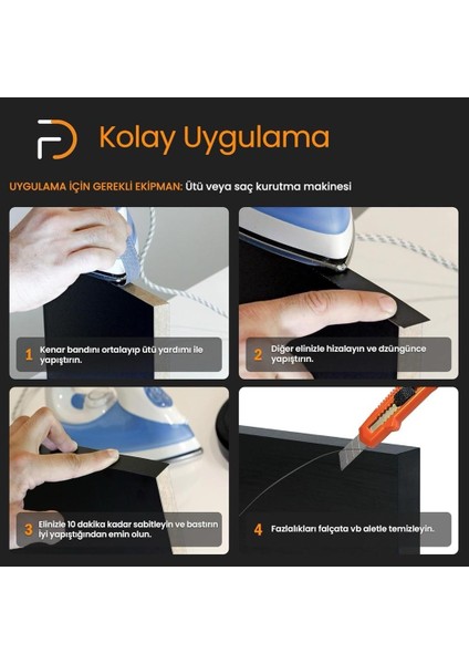 Beyaz Melamin Tutkallı Kenar Bandı 20 mm x 10 mt fırsatları