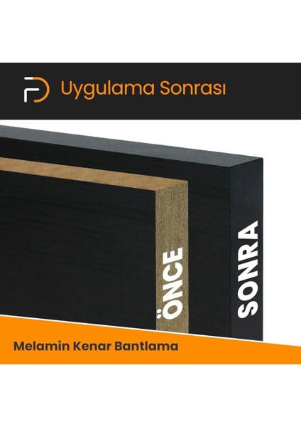 Beyaz Melamin Tutkallı Kenar Bandı 20 mm x 10 mt indirimleri