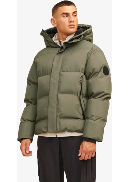 Jcoalpha Puffer Erkek Yeşil Mont 12261971-DUSTYOLIVE