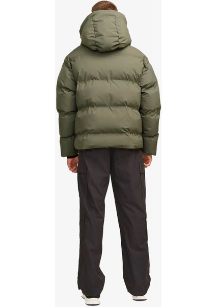 Jcoalpha Puffer Erkek Yeşil Mont 12261971-DUSTYOLIVE