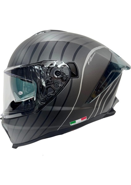 Kask Sway Sw 865 Space Black Whıte Güneş Gözlüklü fiyatları
