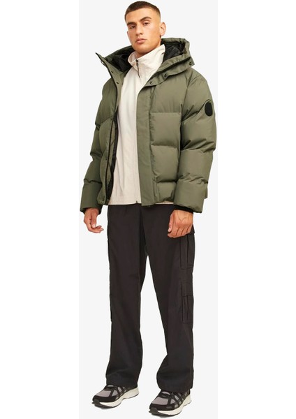 Jcoalpha Puffer Erkek Yeşil Mont 12261971-DUSTYOLIVE fiyatları