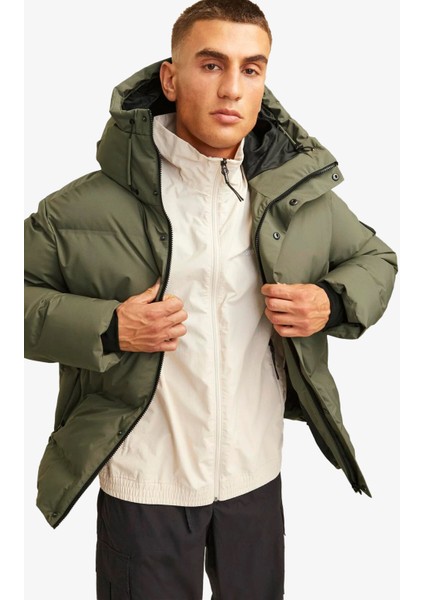 Jcoalpha Puffer Erkek Yeşil Mont 12261971-DUSTYOLIVE modelleri
