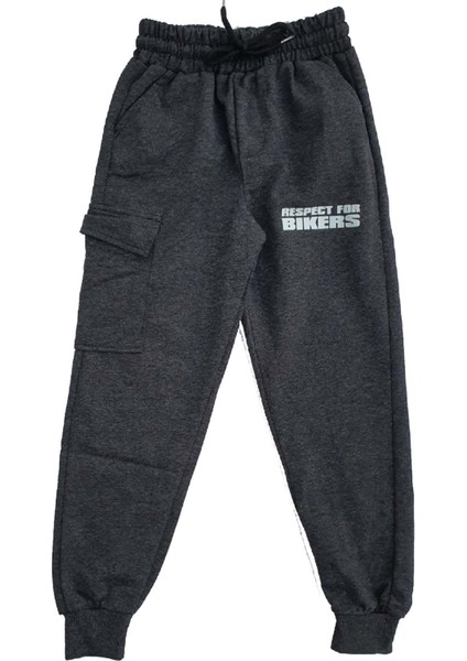 Kız Erkek Çocuk Eşofman Altı Kargo Cepli Rahat 5 - 16 Yaş