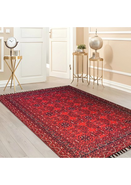 Arven 03 Afgan Dekoratif Etnik Kaymaz Taban Şönil Kilim 135X190 cm indirimleri