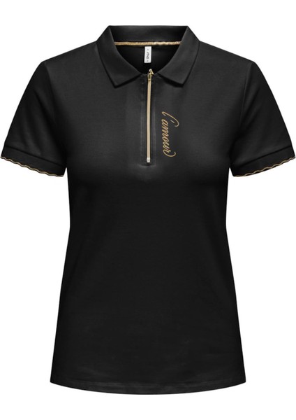 Onltılda S/s Polo Top Cs Jrs Kadın T-Shırt