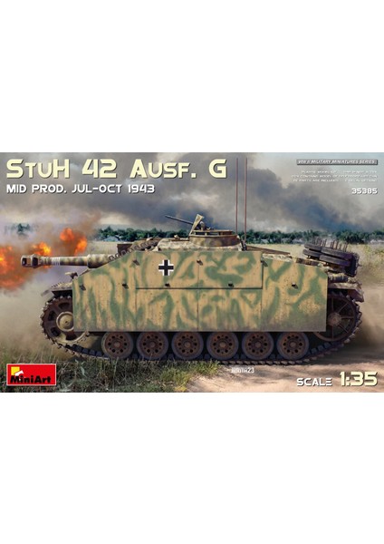 1:35 Stuh 42 Ausf. G Ara Üretim (Tem-Ekim 1943)