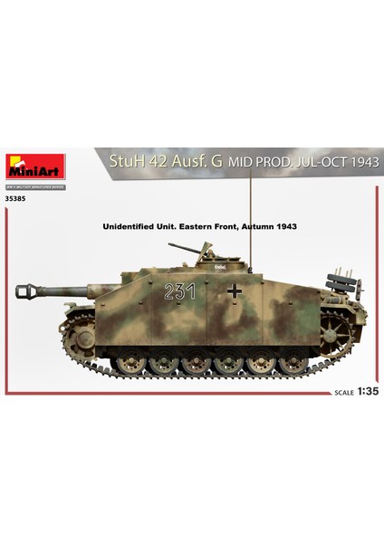 1:35 Stuh 42 Ausf. G Ara Üretim (Tem-Ekim 1943)