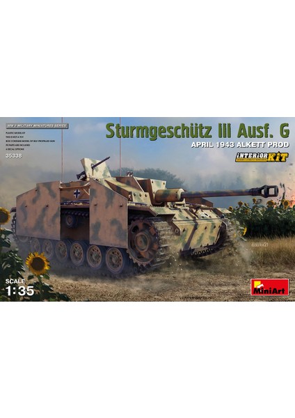 Sturmgeschutz Iıı Ausf. G April 1943 Alkett Prod. Interior Kit