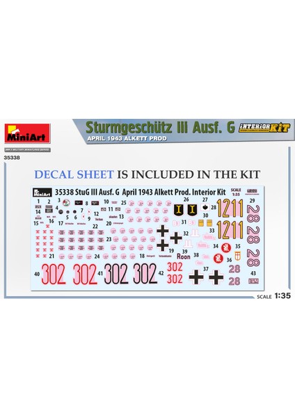 Sturmgeschutz Iıı Ausf. G April 1943 Alkett Prod. Interior Kit fiyatları