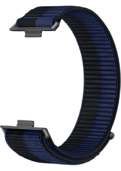 Watch Fit 3 Lacivert Örme Naylon Kayış