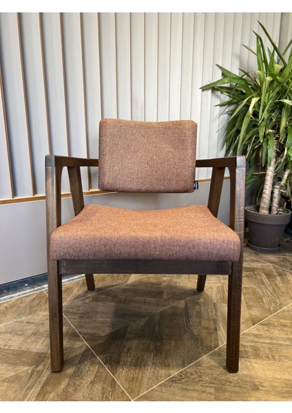 Anka Ahşap Sandalye - Bordo