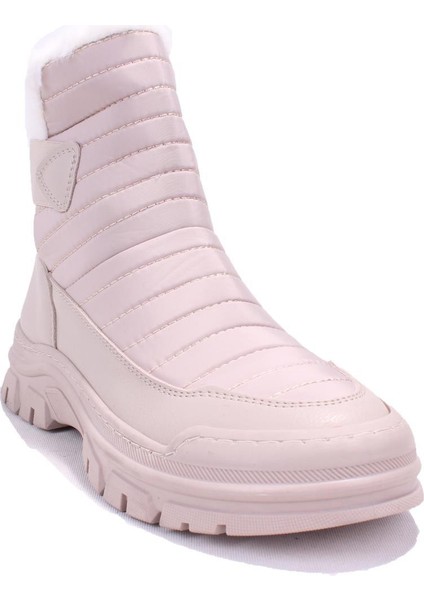 DZA07-627589 Bej Günlük Düztopuk Kadın Bot