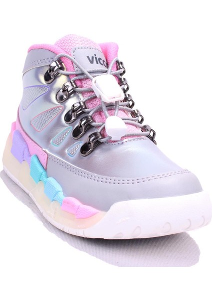 Ellen 946F24K417 Gri Günlük Işıklı Kız Çocuk Spor Bot