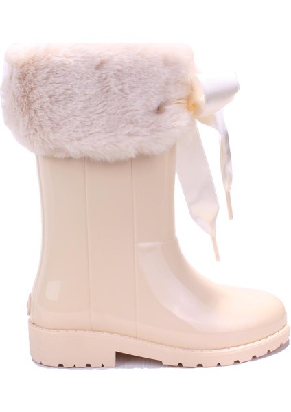 W10239 Campera Charol Soft Sedef Kız Çocuk Yağmur Çizme fiyatları