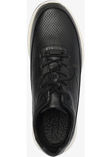 Erkek Siyah Deri Spor Ayakkabı fırsatları