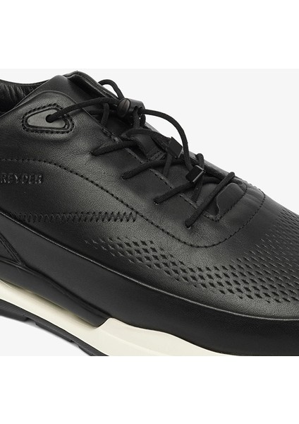 Erkek Siyah Deri Spor Ayakkabı indirimleri