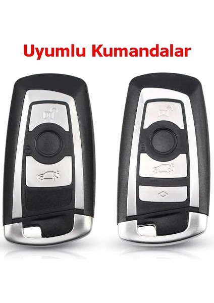 Bmw F Serisi Cas4 Smart Anahtar Kumanda Kılıfı Oto Anahtarlık Gri Gold indirimleri
