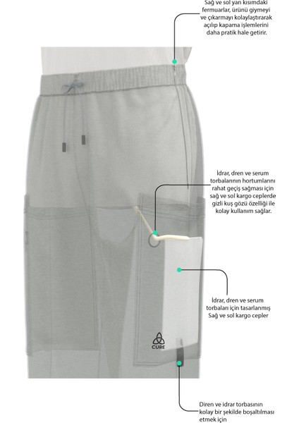 Adaptif Tedavi ve Hasta Bakım Pantolonu modelleri